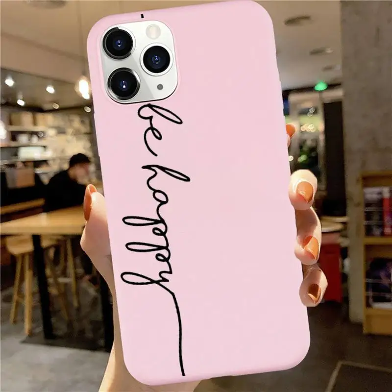 

design Love Heart Letter fashion aesthetic Phone Case Candy Color for iPhone 6 7 8 11 12 s mini pro X XS XR MAX Plus