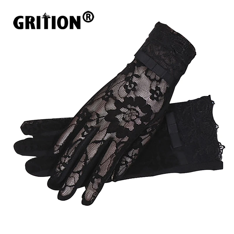 Женские кружевные перчатки GRITION сексуальные Нескользящие дышащие удобные с
