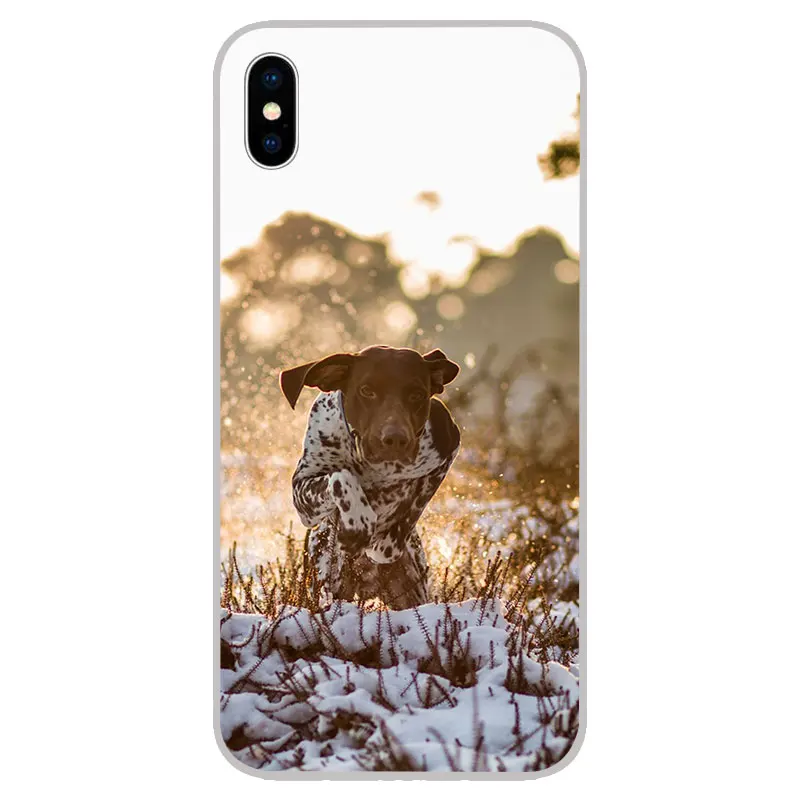 Pointer собачий силиконовый мягкий ТПУ чехол для iPhone 11 Pro XS Max X XR 8 7 6S Plus 5s SE 4S |
