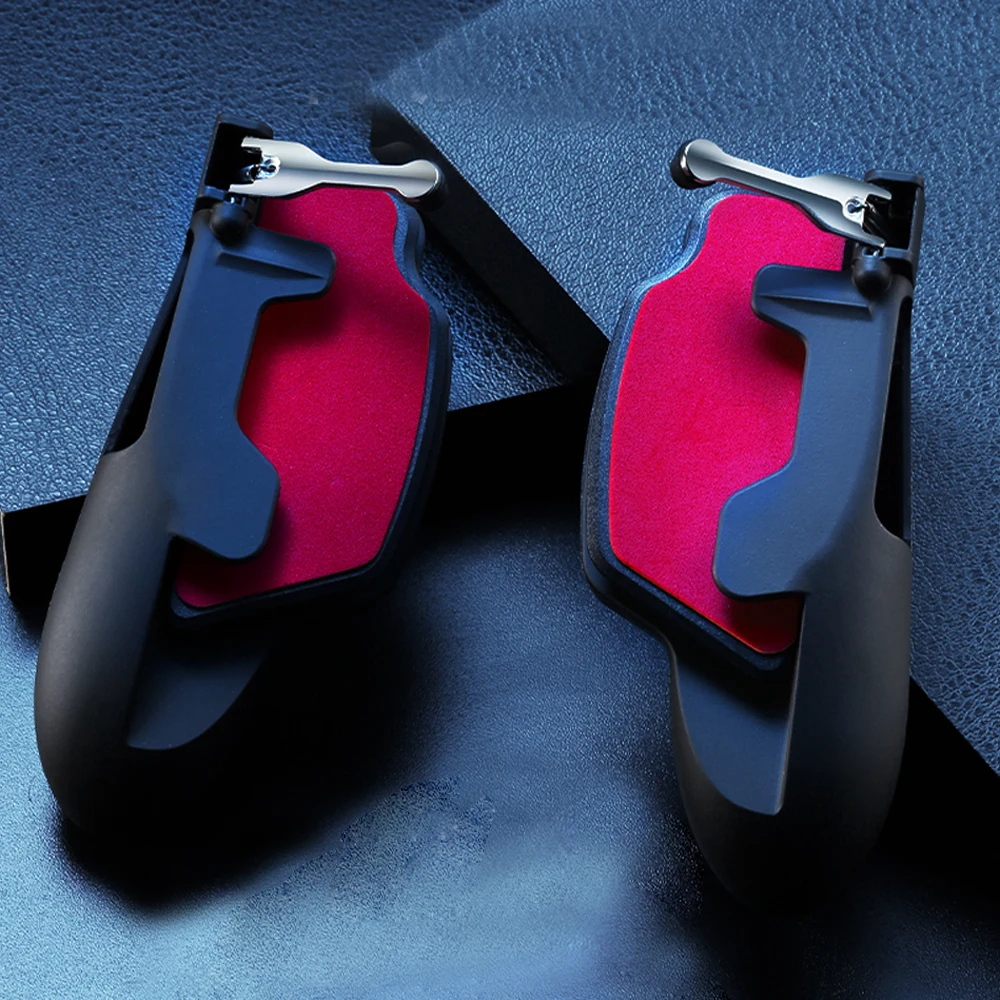 

2 Pcs H7 Mobile PUBG Game Controller For Ipad Tablet Six Finger Game Joystick Handle Aim Button Shooting Gamepad Trigger