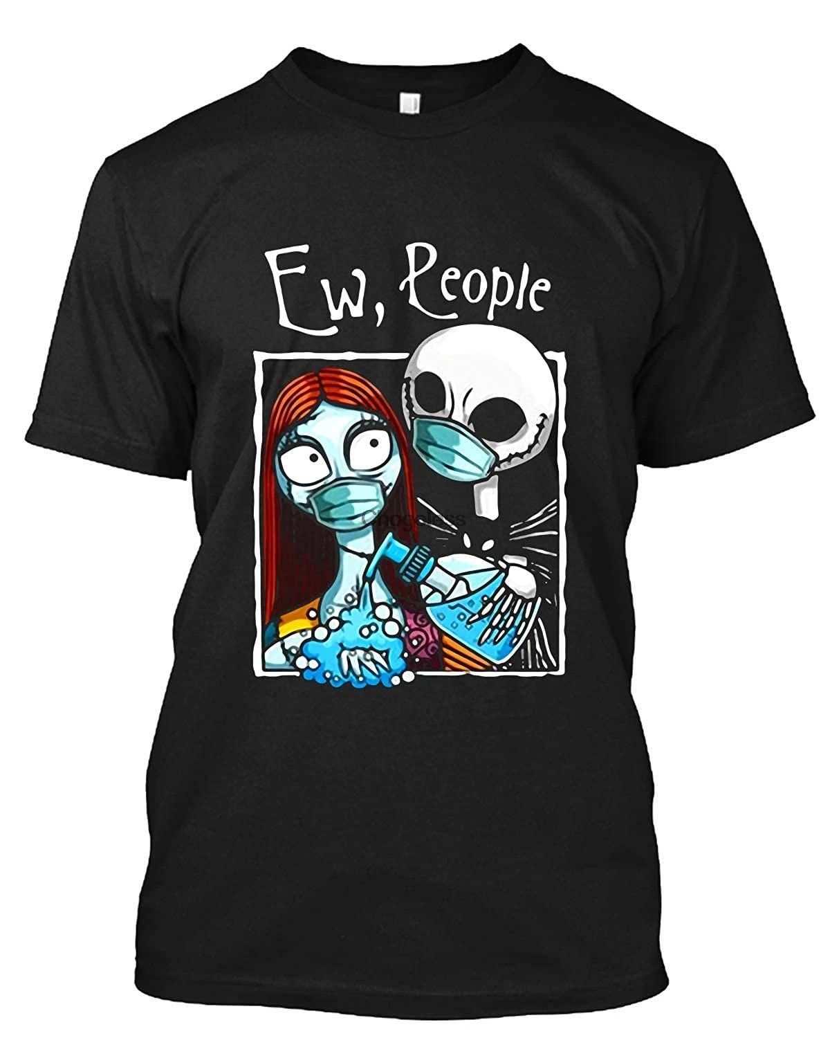 Футболка Jack # Skellington с Салли Ew People Подарочная футболка для мужчин и женщин |