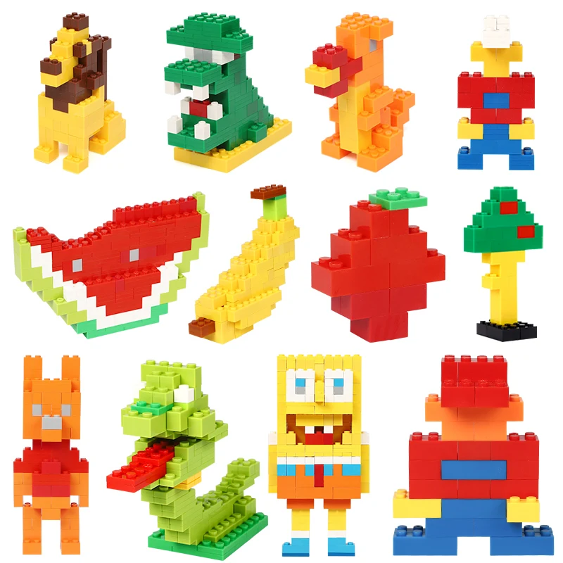 200 шт. строительные блоки DIY творческие кирпичи модель конструктор развивающий