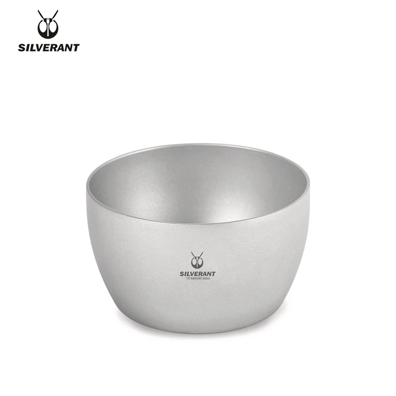 

EDC Titanium Double Deck Coffee Tea Mug Cup Portable Outdoor Camping Travel Gear Coffee Tea Maker with Titanium Strainer 50ml