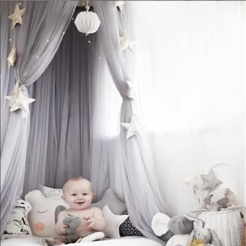 

Explosion Children's Room Decoration Hanging Dome Mosquito Nets and the Curtains Kid's Tent Bed Curtain Babies' Mosquito Net