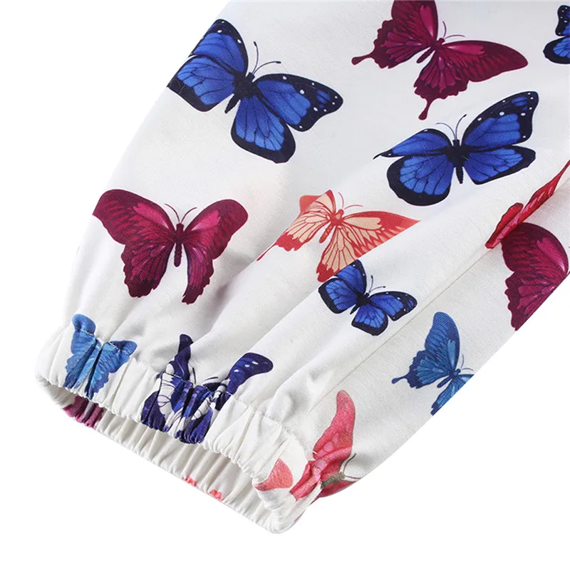 

2020 fashion women's Casual Butterfly Pants Tunic Long Pants