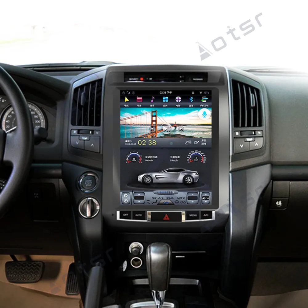 Автомобильная магнитола Tesla 9 64 ГБ памяти Android GPS навигация мультимедиа для TOYOTA LAND
