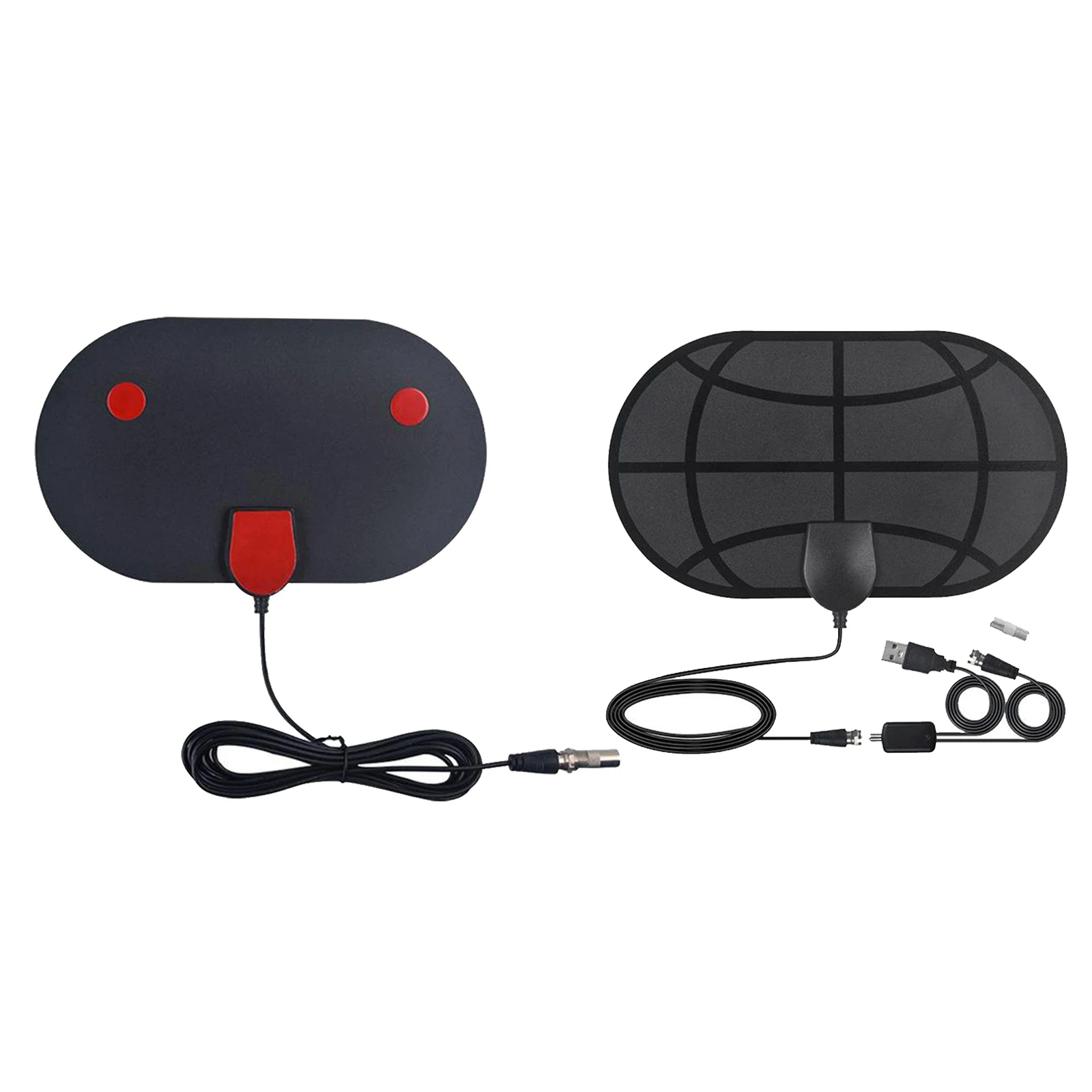 

Amplified HD Digital TV Antenna Long 50 Miles Range Support 1080p Fire tv Stick and All Older TVs Signal Booster 9.84ft Cable