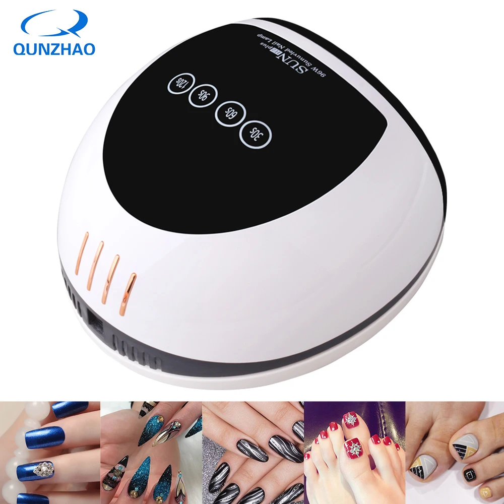 Светодиодный сушильный прибор для ногтей 39 Вт УФ-лампа 96 светодиодный светильник