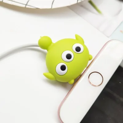 Three eyes Милый кабель протектор данных кабель провода защитная крышка кабель Крышка для зарядки кабель протектор - Цвет: Three eyes