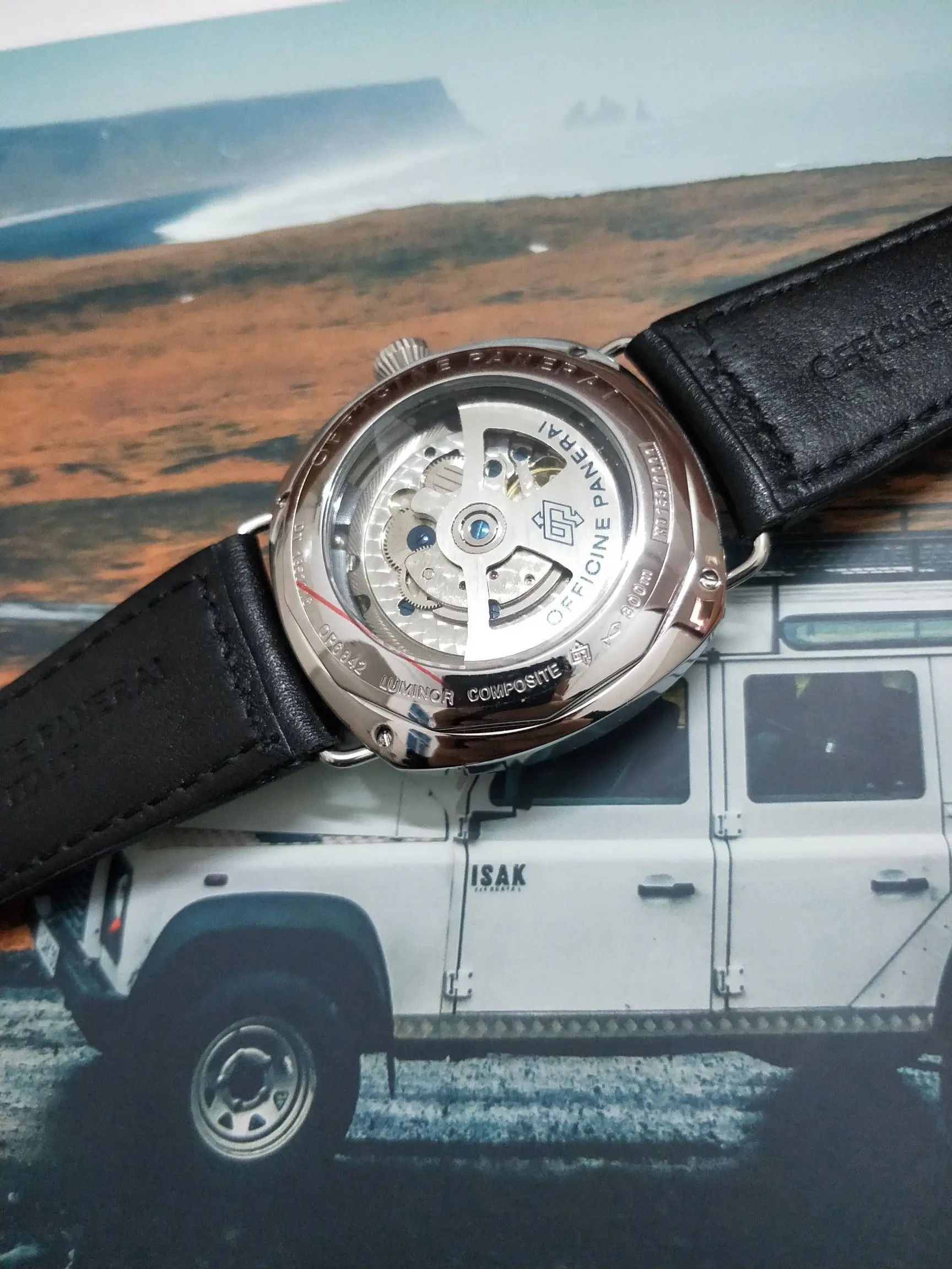 

Panerai Luminor watch men's skeleton automatic mechanical AAA watch gold skeleton retro men's women watch quartz watch