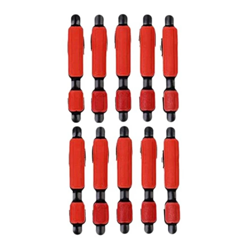 

10Pcs Metal Reel Seat Deck Fishing Rod Clip Fitted Wheel Reel Rubber Cushion Tools Accessory Fishing Tackle