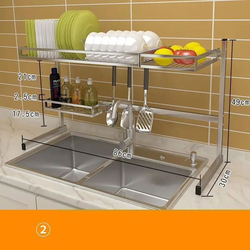 De Keuken губчатая мойка Органайзер Cucina Etagere из нержавеющей стали Cocina Cozinha кухонный