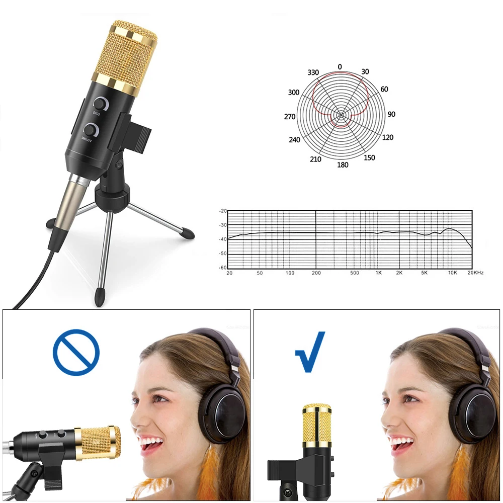 USB микрофон bm 900 800 конденсаторный для компьютера студийной записи караоке bm800 с