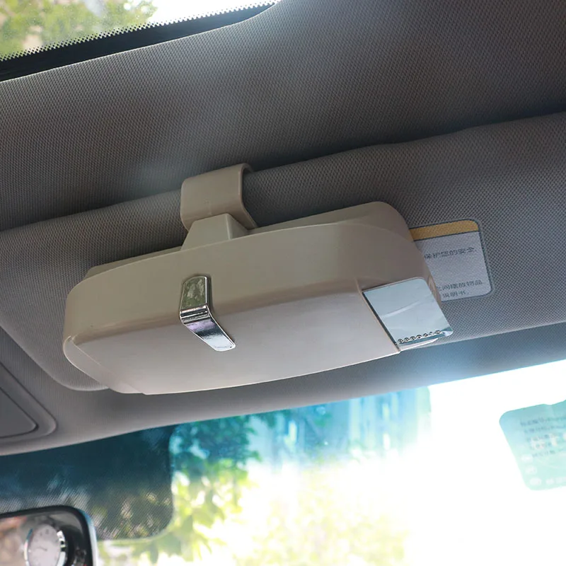 Автомобильный солнцезащитный козырек коробка для очков автомобильный держатель