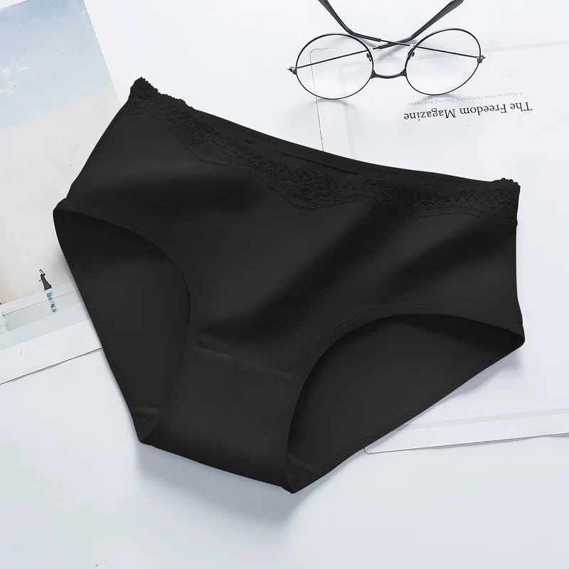 M-XL сексуальные хлопковые дышащие женские трусики кружевное нижнее белье со