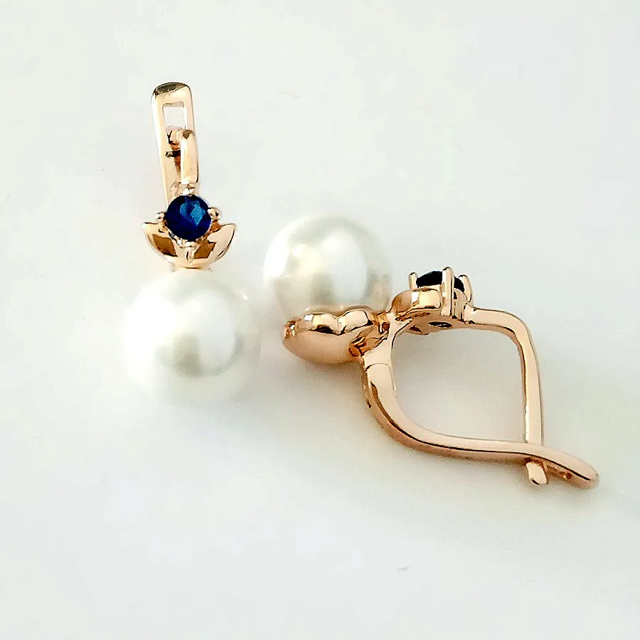 Комплект ювелирных изделий из искусственного жемчуга Новый Модный Ювелирный