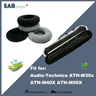 Сменные амбушюры для наушников Audio-Technica ATH M30x M40X M50X, детали гарнитуры, повязка на голову, Кожаная подушка, бархатные наушники