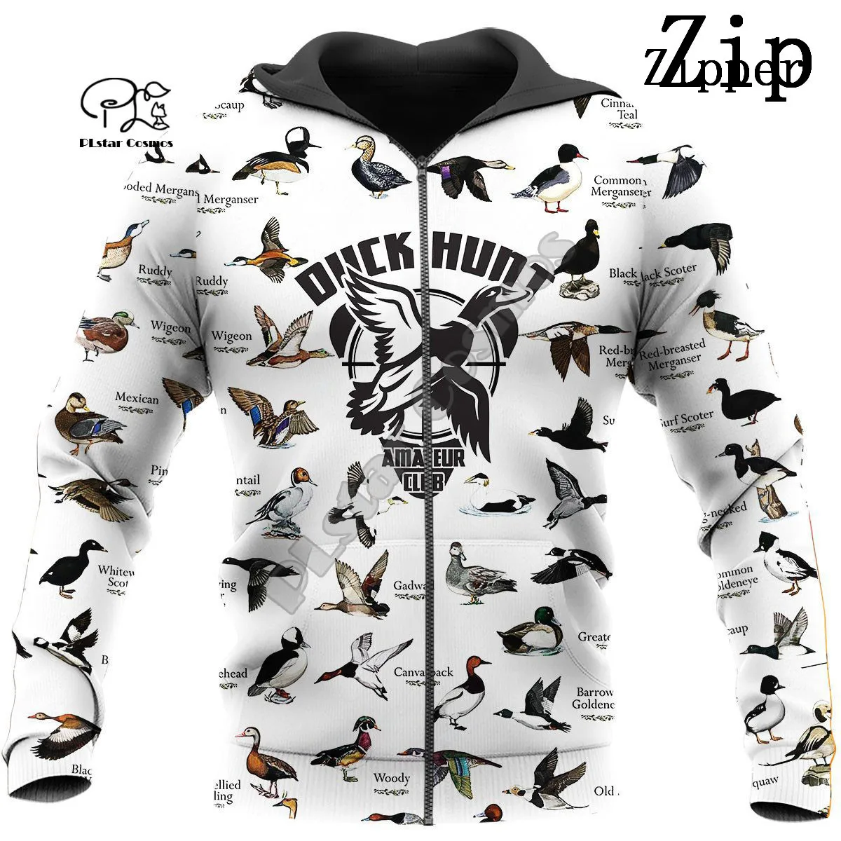 

PLstar Cosmos 3DPrint Duck Dog Hunting Hunter Funny Men/Women Unisex Harajuku Streetwear Hoodies/Zip Hoodie/Sweatshirt/b1