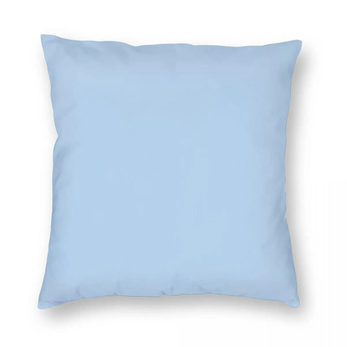 

Baby Blue Solid Color Decor Pillowcase Polyester Linen Velvet Pattern Zip Decor Room Cushion Cover