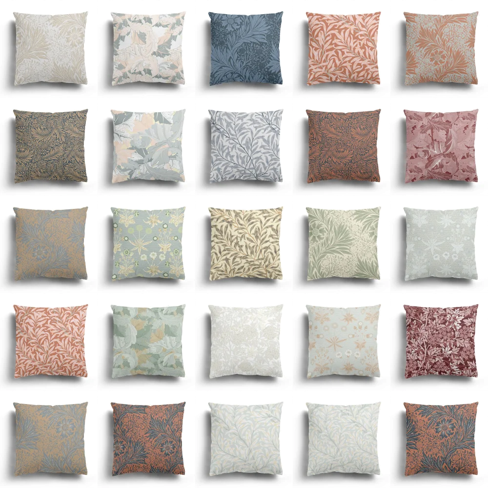 

European jacquard short plush pillowcase car sofa waist throw cushion cover home pillowcase 40/45/50/60cm custom pillowcase