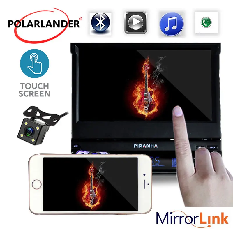 Радио Кассетный плеер 7 &quotHD Автомобильный MP3 Авторадио 2Din сенсорный экран авто