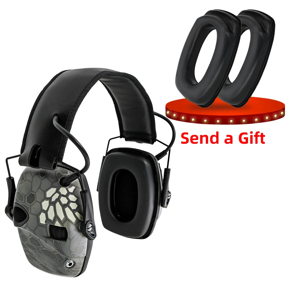 Электронные Наушники для стрельбы уличные спортивные наушники с усилением шума