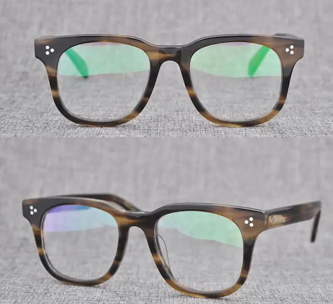 Оправа для очков Мужская ацетатная рамка с имитацией LKK | Аксессуары одежды