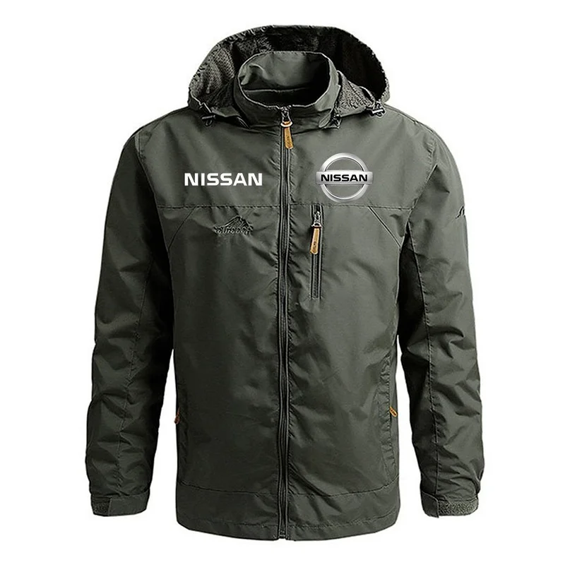 

Новинка 2021 NISSAN, мужские классические теплые свитшоты с капюшоном и принтом на заказ, Мужское пальто с капюшоном
