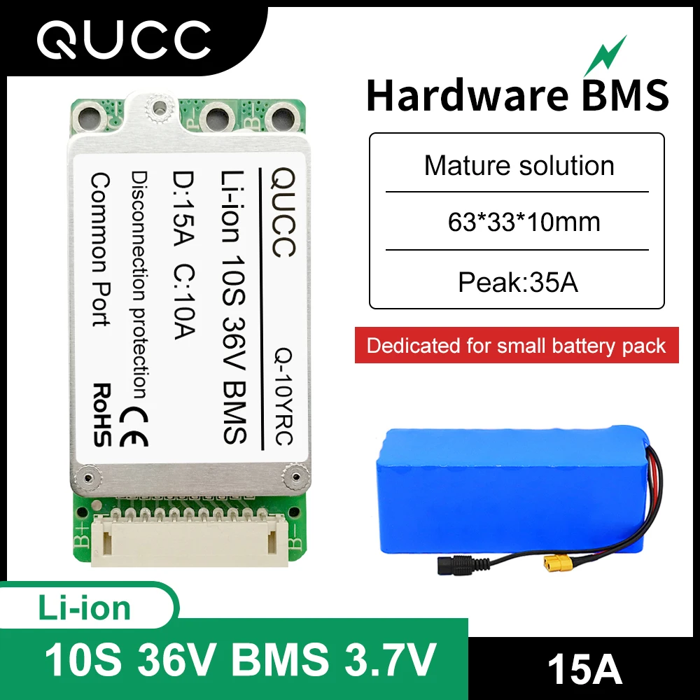 10S 36 в 37 15A 18650 литий-ионный литиевый аккумулятор BMS PCB PCM печатная плата общего
