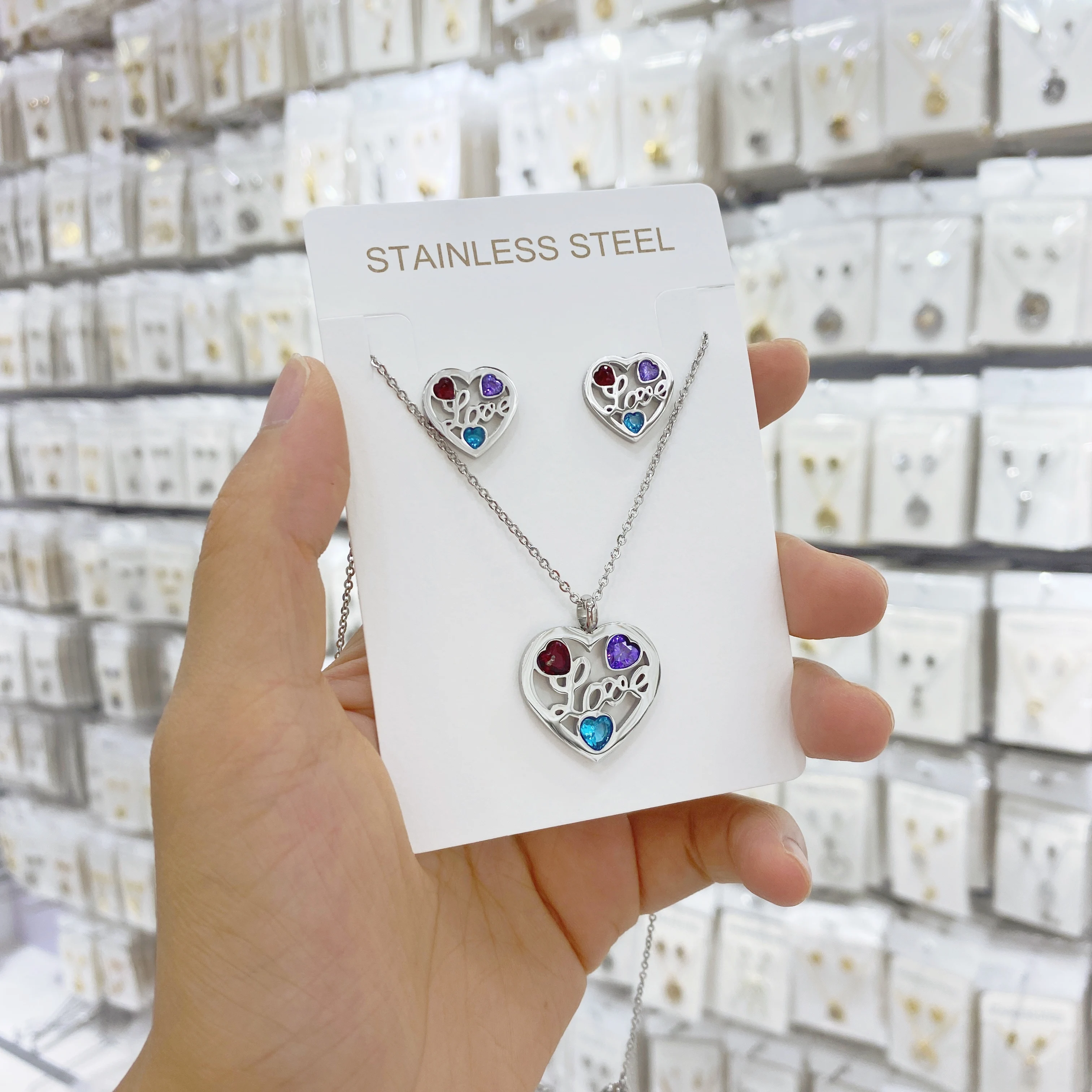 2020 New zircon Heart Necklaces For Women Jewelry Golden Chain Choker Necklace Pendant Female Gifts | Украшения и аксессуары