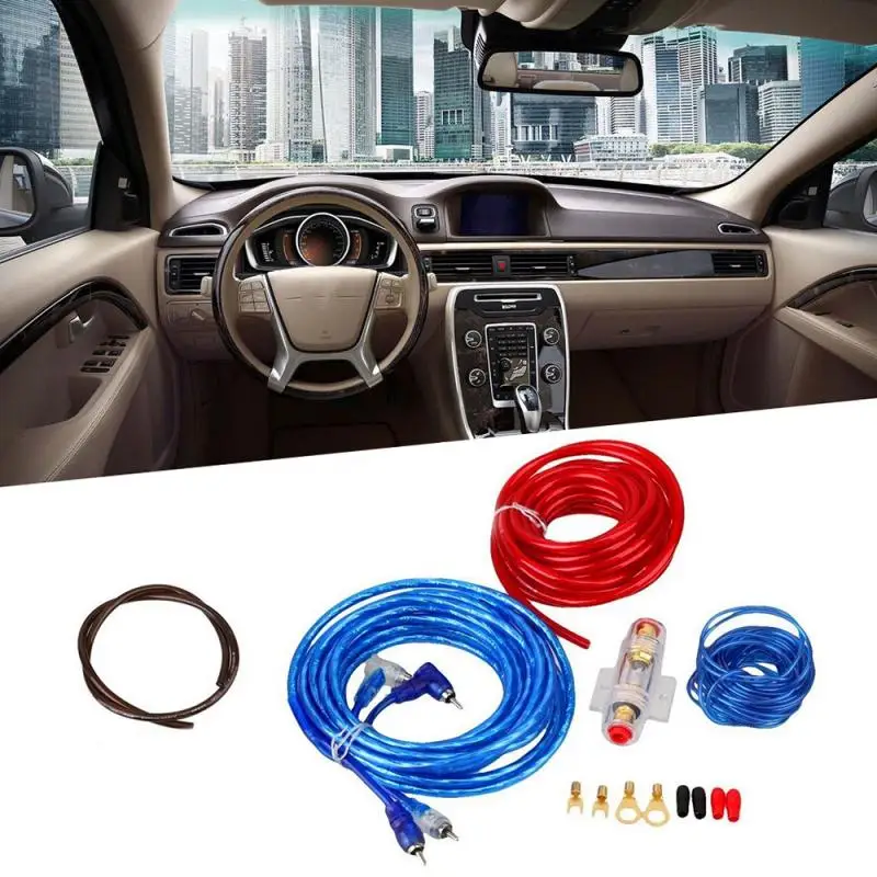 Автомобильные аудиоколонки 1500 Вт наборы проводки для автомобиля усилитель