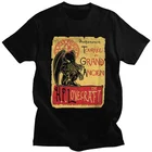 Красивая Мужская футболка Tournee Du Grand с коротким рукавом, футболка для отдыха Cthulhu с рисунком из фильма ужасы