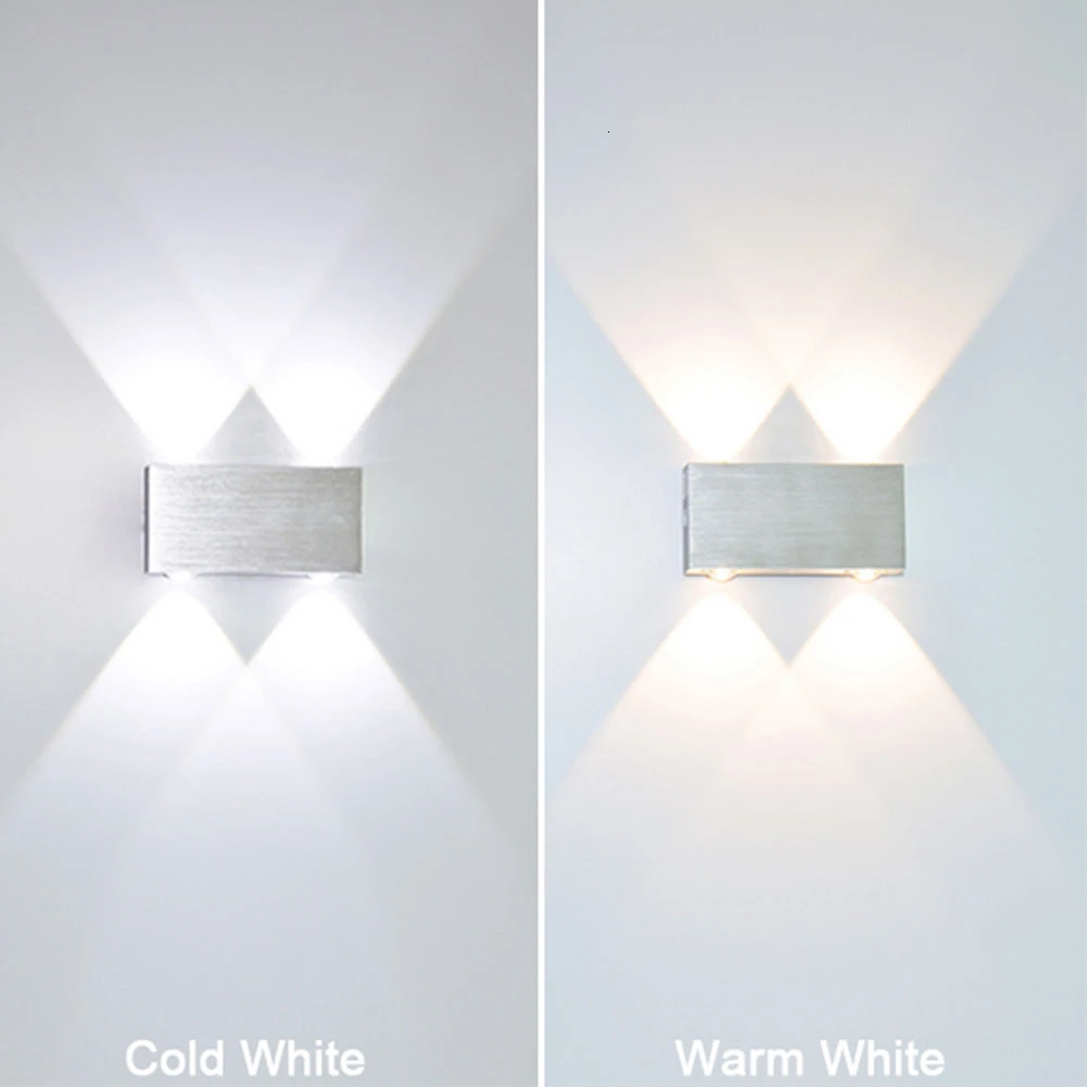 Современный светодиодный настенный светильник 2 Вт 4 6 8 для помещений лестницы