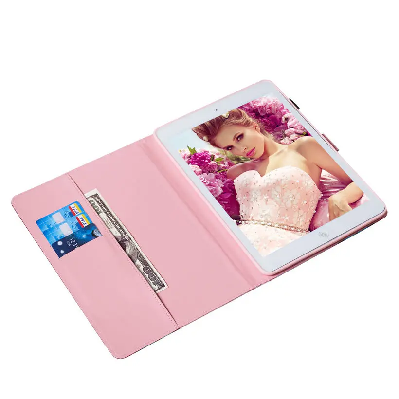 Чехол для Apple iPad 9," 6th 5th Generation A1893 A1954 Smart Cover для iPad Air 2 Funda Блестящий корпус бабочки