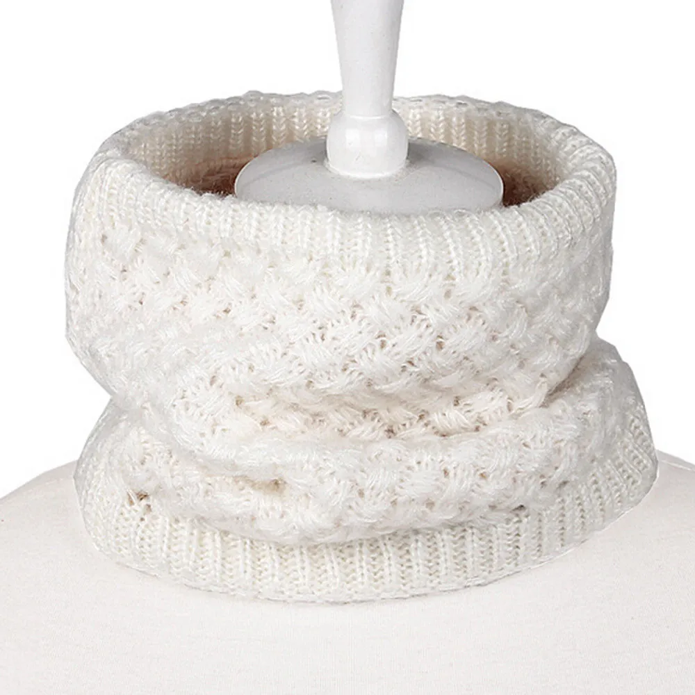 Вязаные платки шарфы теплые элегантные для влюбленных зимние одноцветные в