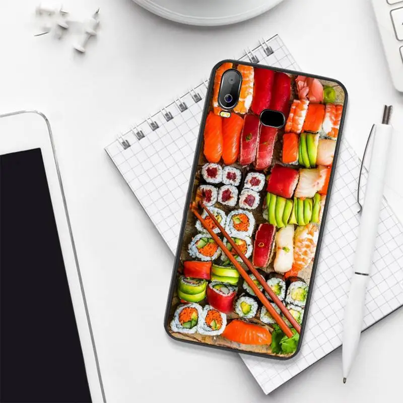 HPCHCJHM чехол для телефона с изображением японской кухни Суши Samsung A10 A20 A30 A40 A50 A70 A71 A51