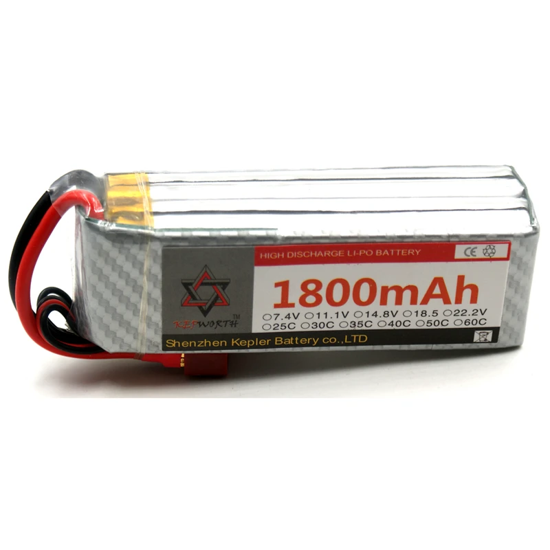 Провод с силикатной гелевой Батарея 14 8 V 1800 мА/ч 60C взрыв 120C батарей RC 4S для