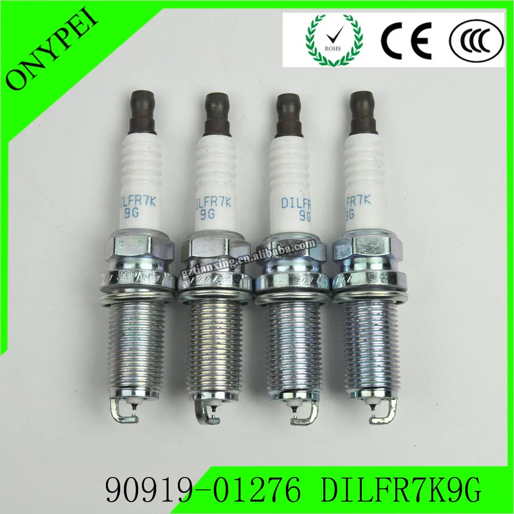 4 шт. 90919 01276 DILFR7K9G двойная иридиевая Свеча зажигания для Lexus 2017 GS Turbo 2016 GS200t 2008 GS300