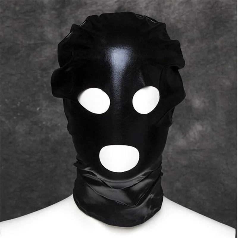 Новинка эластичная мягкая накладка на голову БДСМ раб Фетиш маска Одежда для