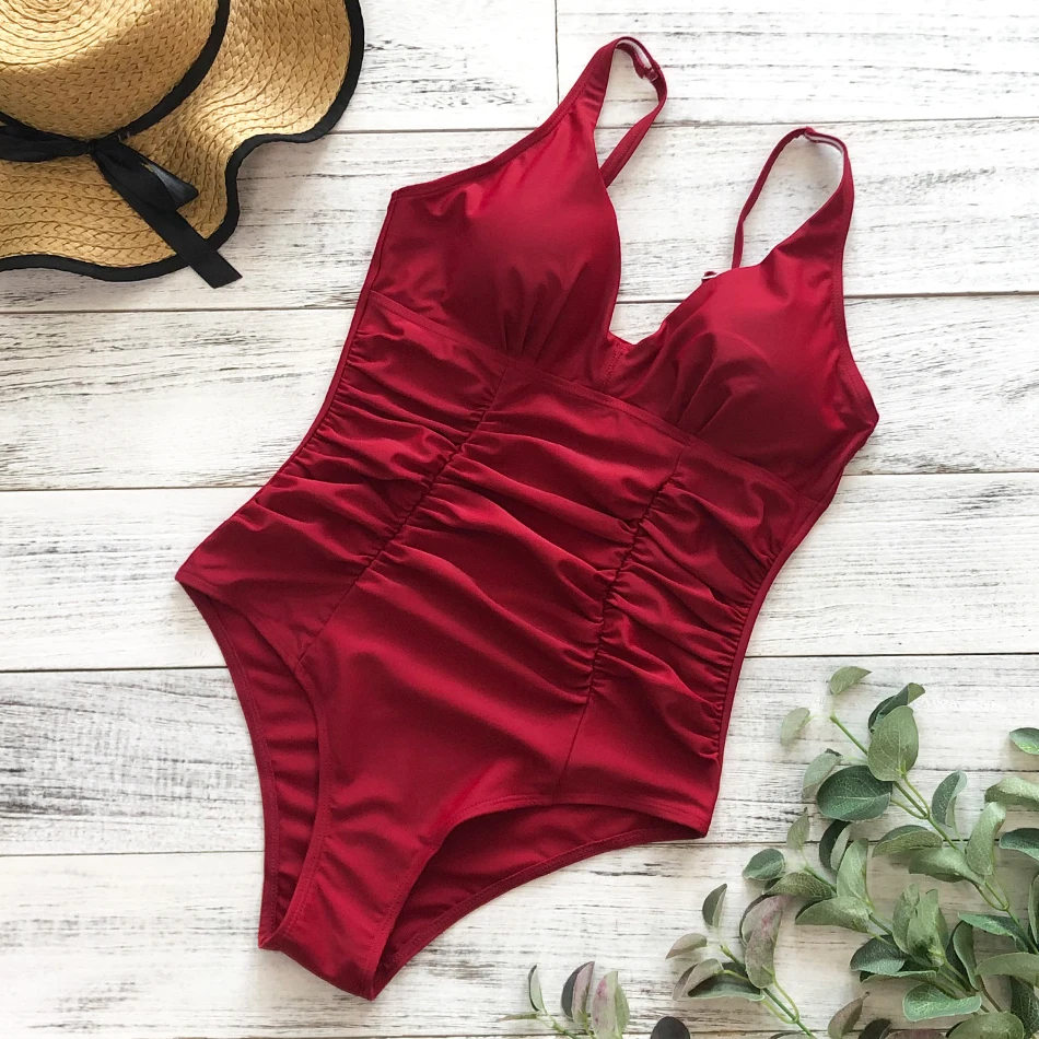 Женский слитный купальник винтажный в стиле ретро новинка 2019 Обложка для купания