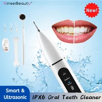 smart ultrasonic tooth cleaner stains tartar cleaner scraper remover oral hygiene teeth withening dental scaler calculus remover