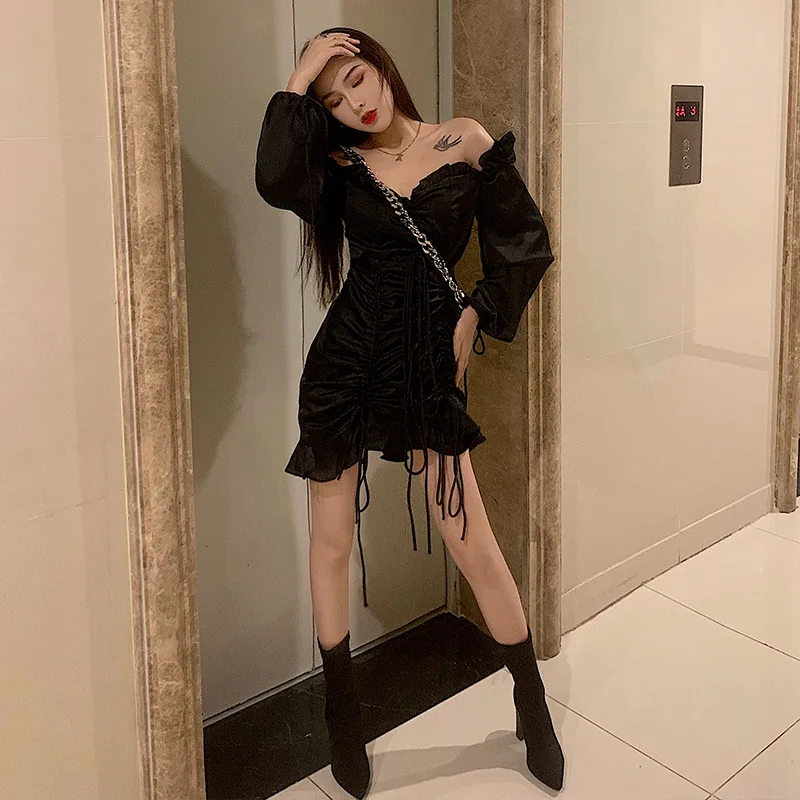 Летние женские милые белые/черные однотонные повседневные асимметричные