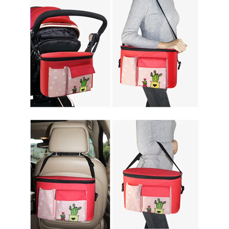 Сумка для подгузников органайзер детской коляски подвесная сумка вместительный