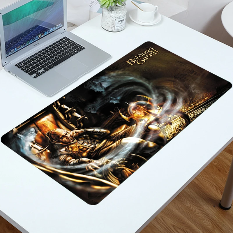 

Xxl Mouse Pad Gamer Anime Baldur's Gate Desk Mat Cute Diy Gaming Pc Full Gamer Cheap Mausepad Anime Mouse Mats for Mice Mousepad