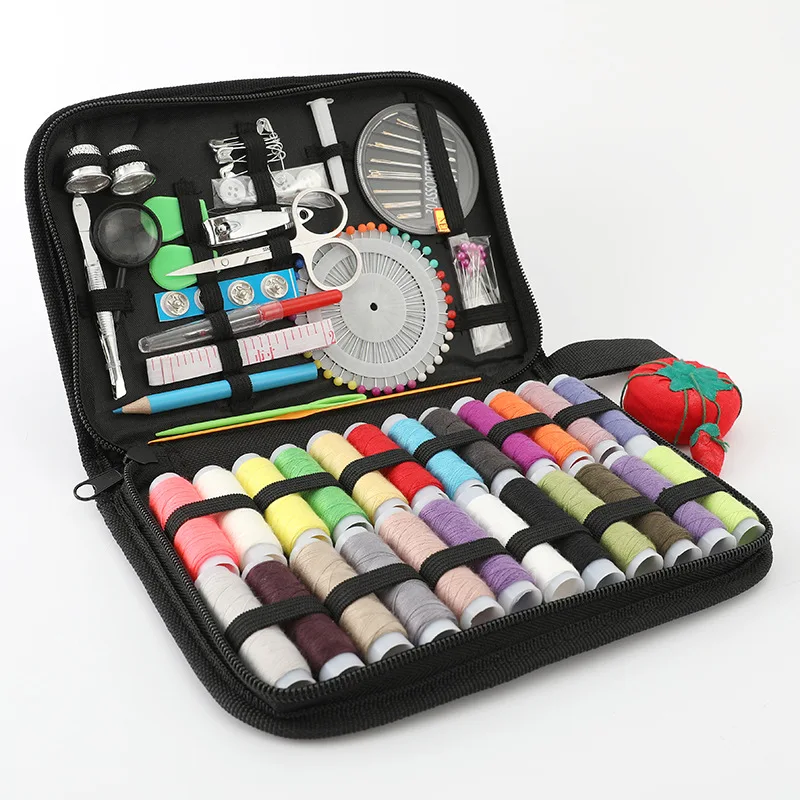 

132 Sets of Sewing Box Multi-function Sewing Box Home Needlework Set Knitting Kit for Beginners Knitting Accesorios A Crochet