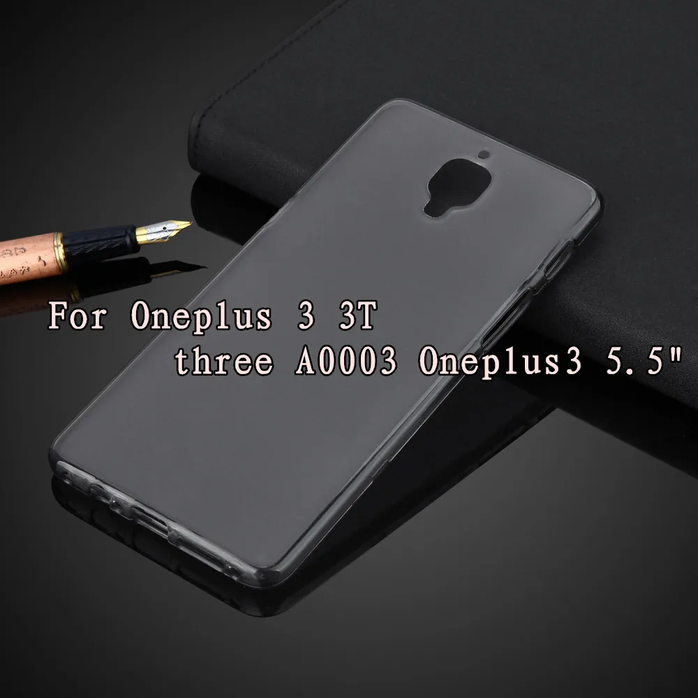Прозрачный чехол из ТПУ для Oneplus 1 One/Oneplus 3 3T/One Plus x противоскользящий матовый