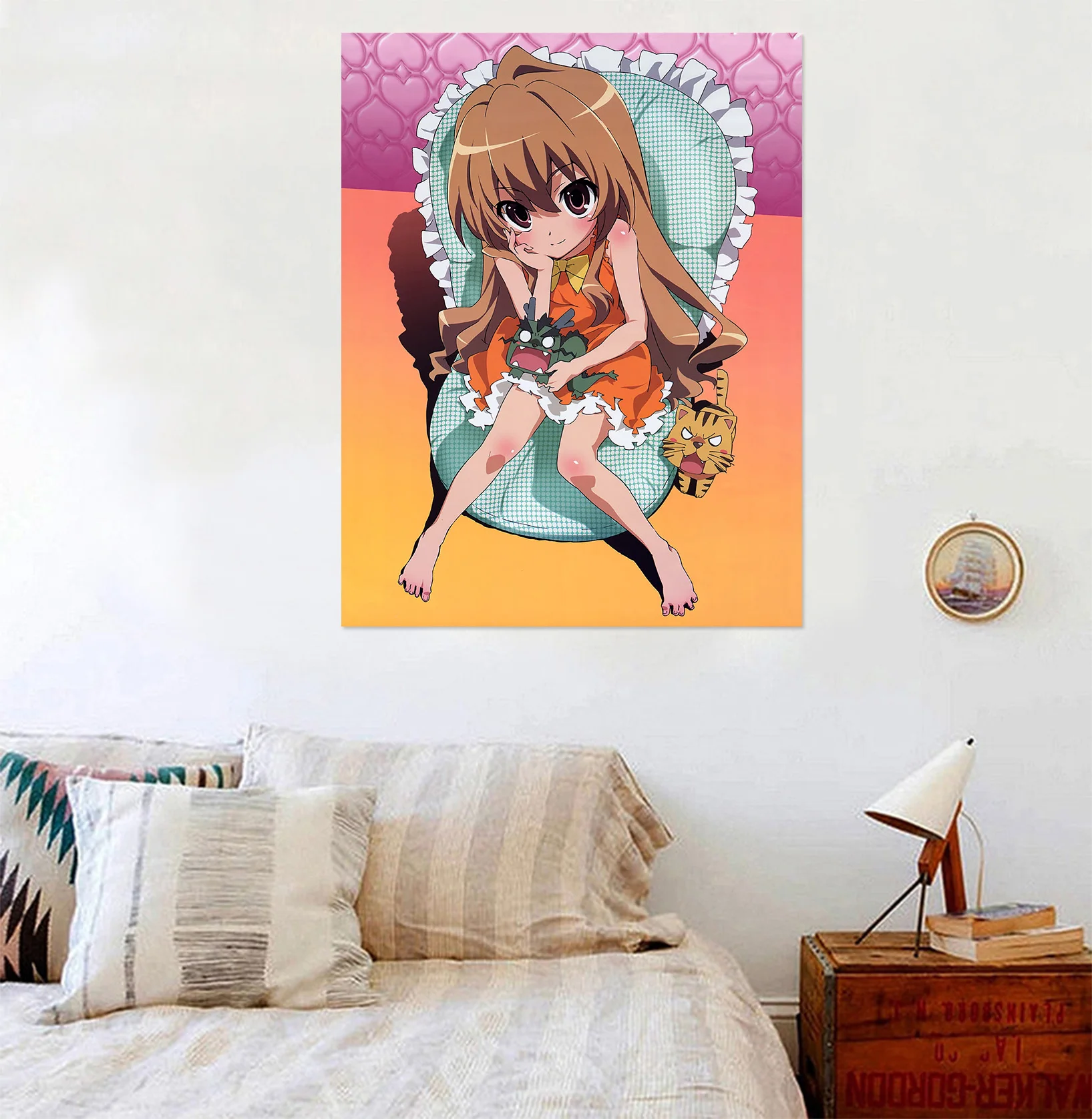 [Self-Adhesive] 3D TIGER×DRAGON 104 Japan Anime Wall Stickers Mural Decal Murals AJ WALLPAPER Belly | Обустройство дома