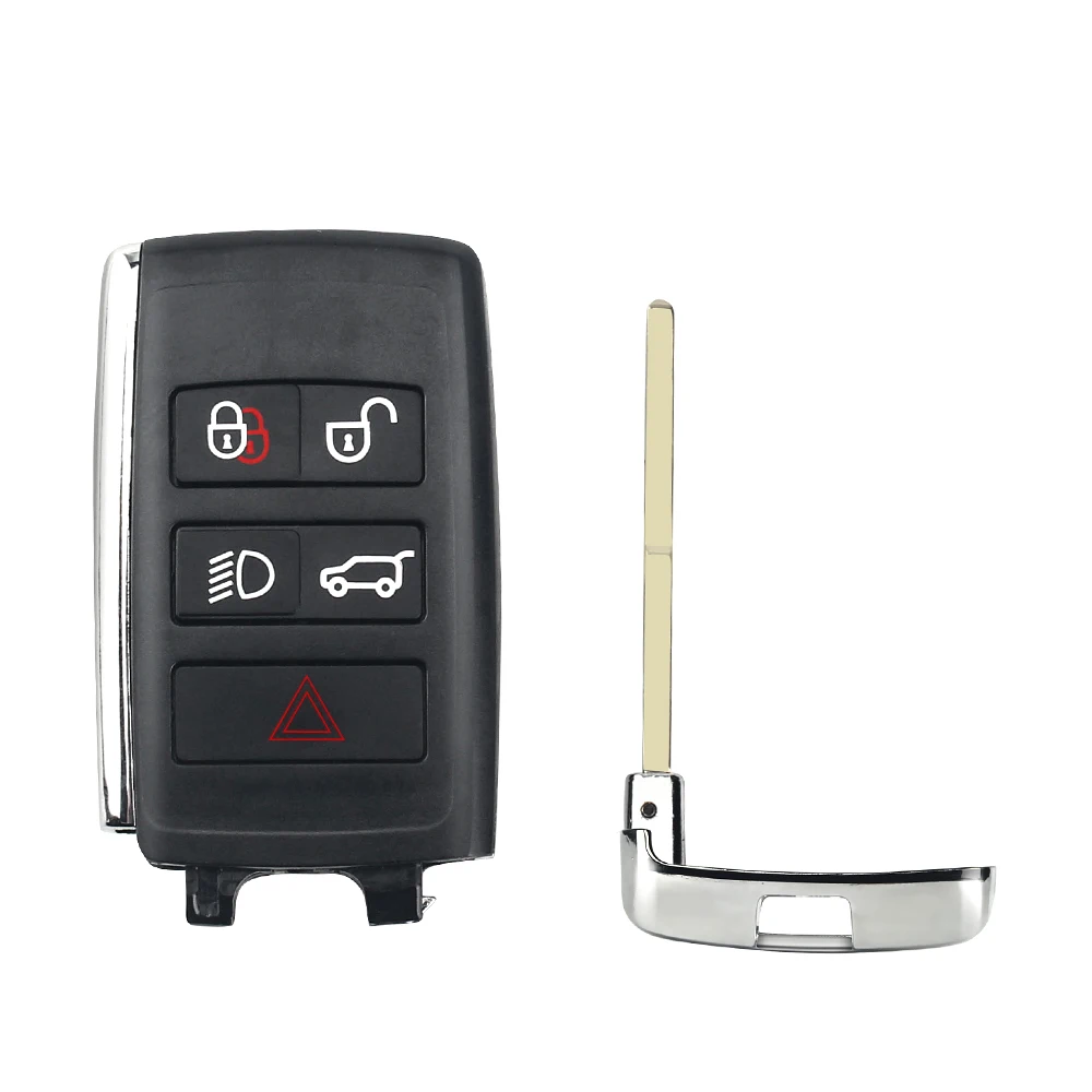 KEYYOU для Land Rover Range LR2 LR4 Fit Jaguar F-Pace F-Type XE XF XJ обновленный чехол дистанционного ключа
