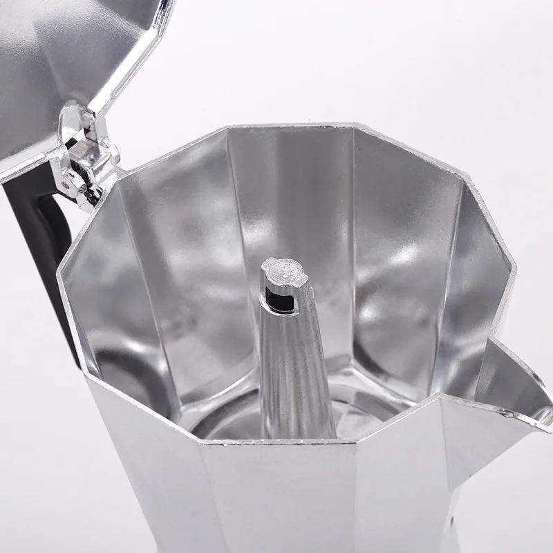 Итальянская изысканная и прочная Кофеварка из алюминиевого сплава мокко 10 углов