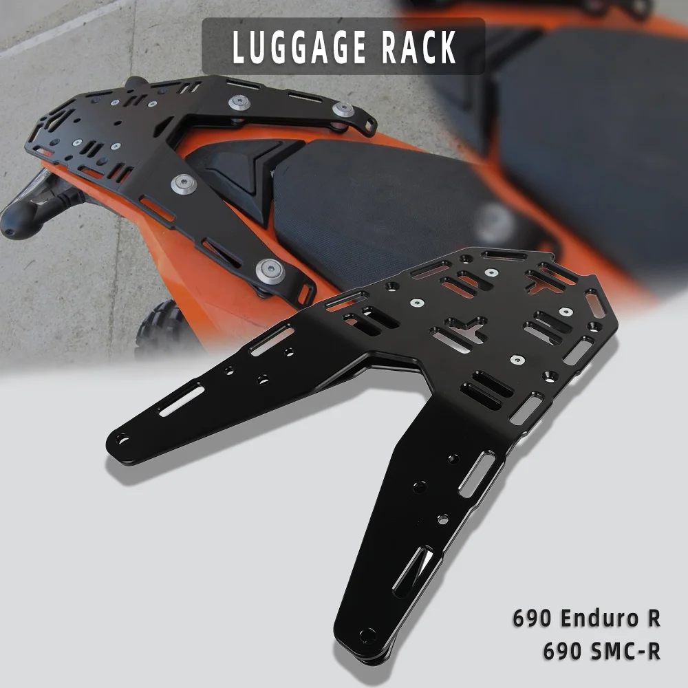 

Motorcycle Luggage Holder Bracket Support Accessories For SMC-R 2019 2020 2021 SMCR Motorbike Rear Luggage Rack Cargo Rack